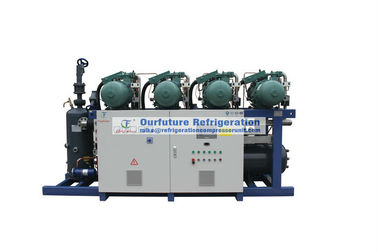หน่วยเก็บความเย็น R407c ใช้หน่วยคอมเพรสเซอร์ Refrigeartion OBBL2-100M สำหรับการใช้งานผลไม้เย็น